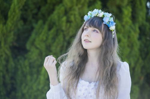 ロングヘアの女性